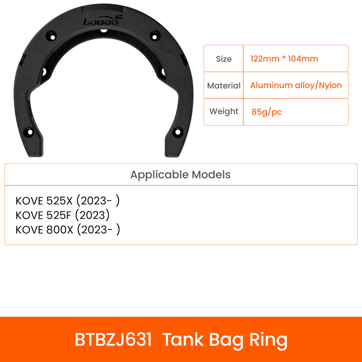 Tank bag ring: KOVE